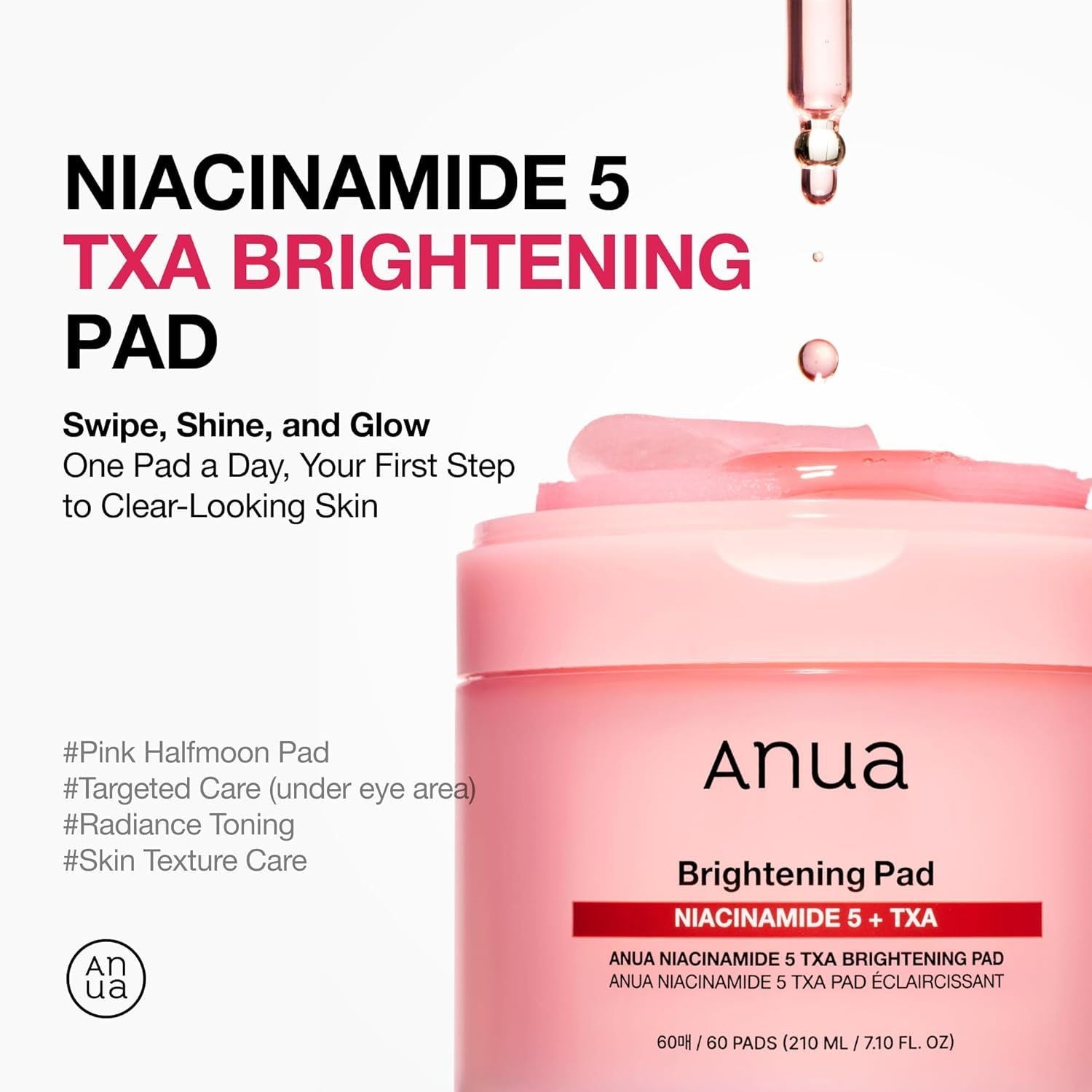 ANUA Brightening Niacinamide 5+TXA Pad, 60 Pads product image 3