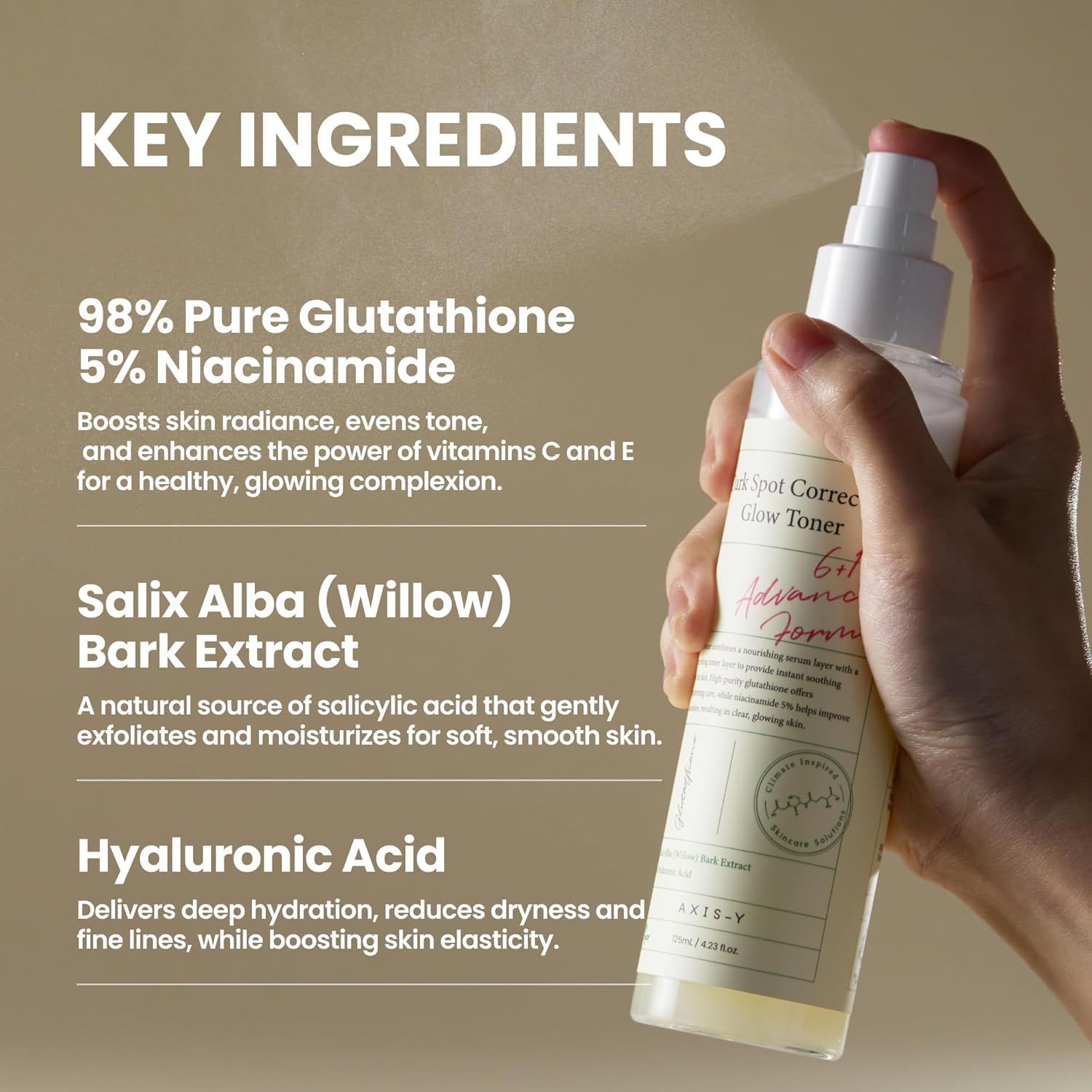 Axis-Y Dark Spot Correcting Glow Toner, 125ml product image 4