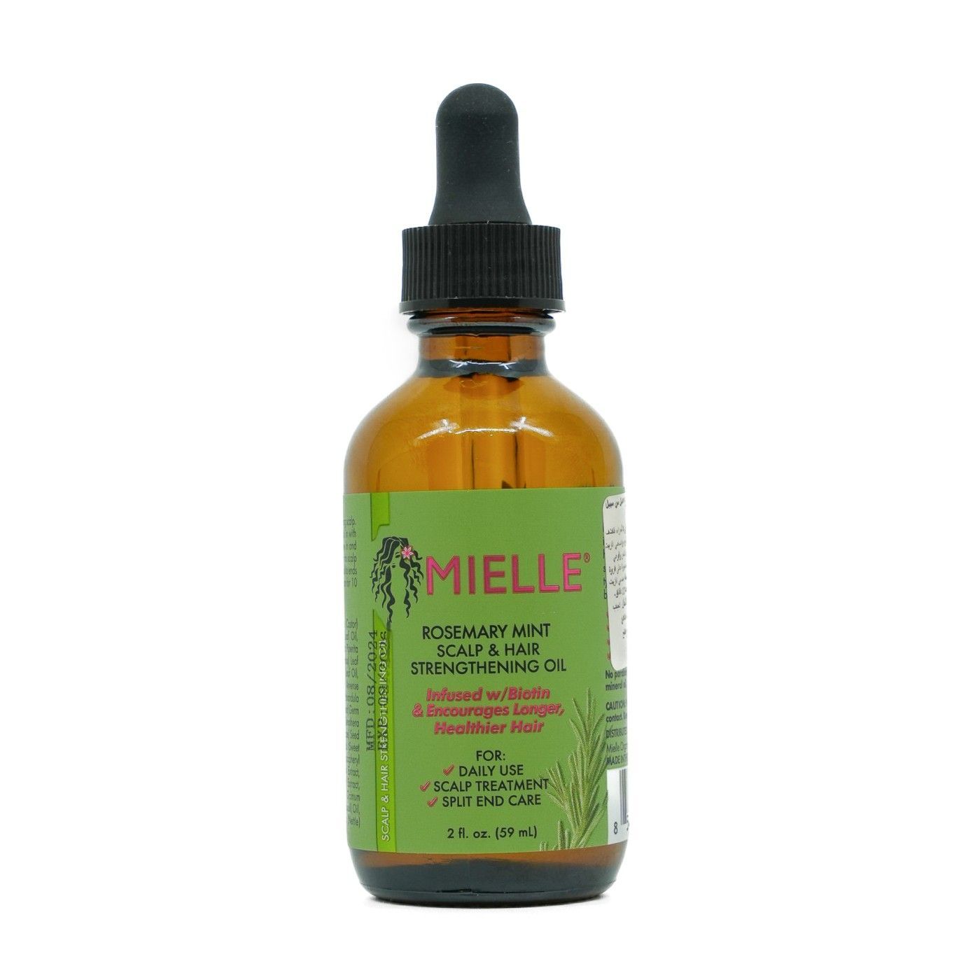 Mielle Rosemary Mint Strengthening Scalp & Hair Oil with Biotin, 59ml product image