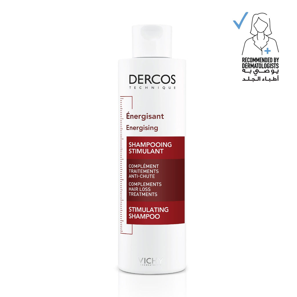 Vichy Dercos Energizing Anti-Hair Loss Shampoo with Aminexil, Vitamin B3, B5 & B6, 200ml product image