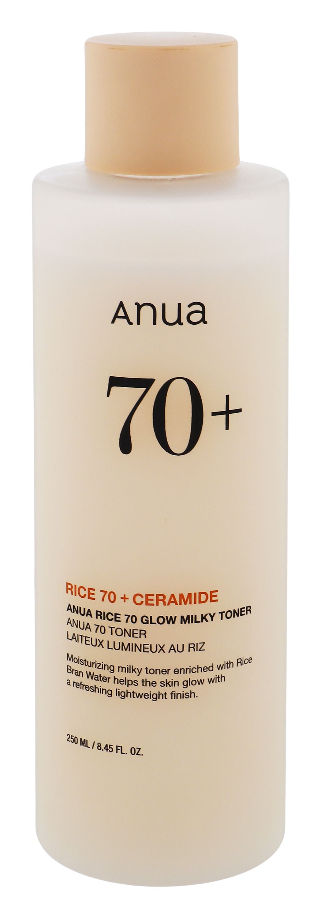 Anua 70+ Glow Milky Toner with Rice & Ceramide, 250ml product image