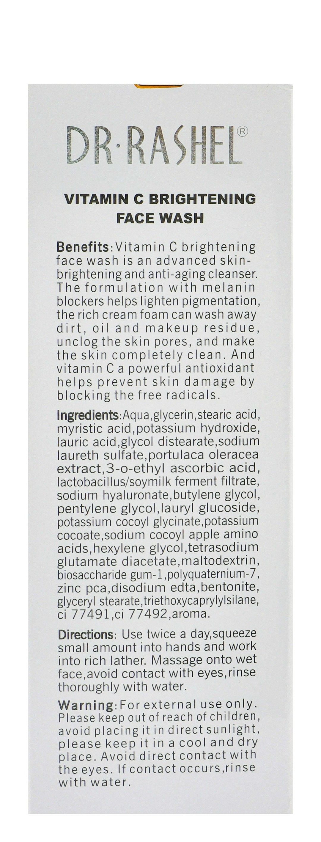 Dr.Rashel Vitamin Brightening Face Wash, 100g product image 2