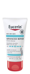 Eucerin, Advanced Repair Hand Creme, Fragrance Free, 2.7 Oz 78g product image