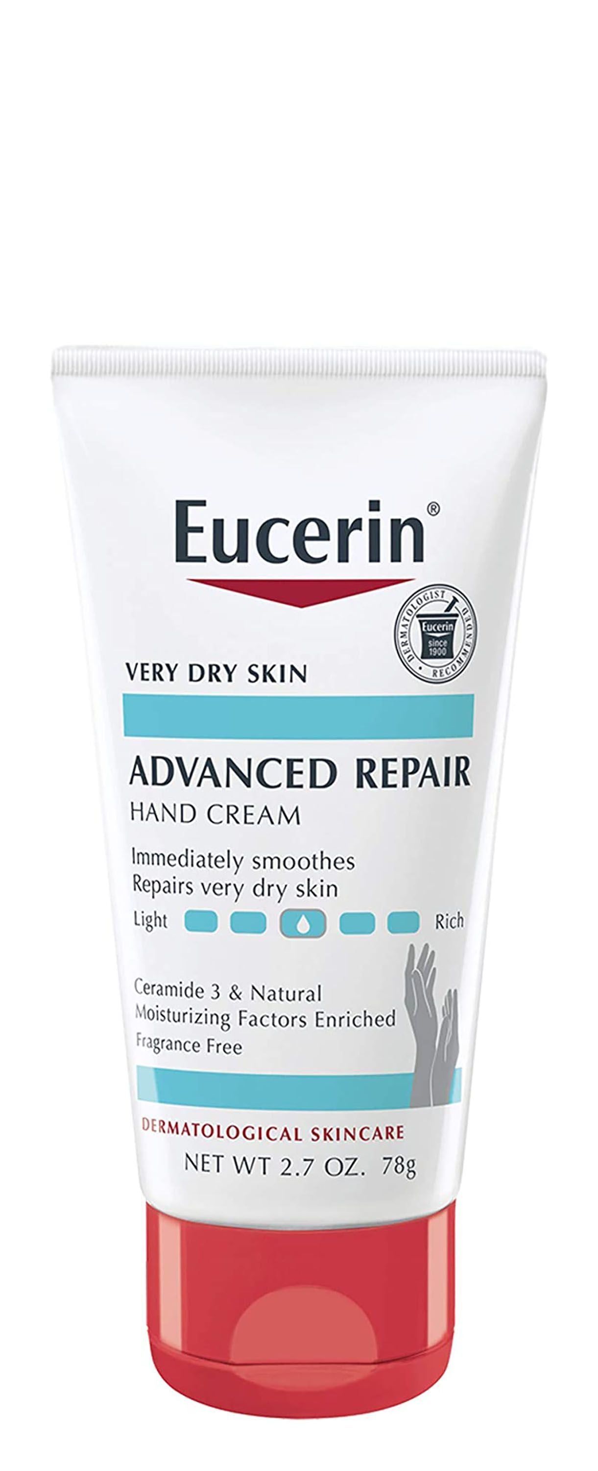 Eucerin, Advanced Repair Hand Creme, Fragrance Free, 2.7 Oz 78g product image