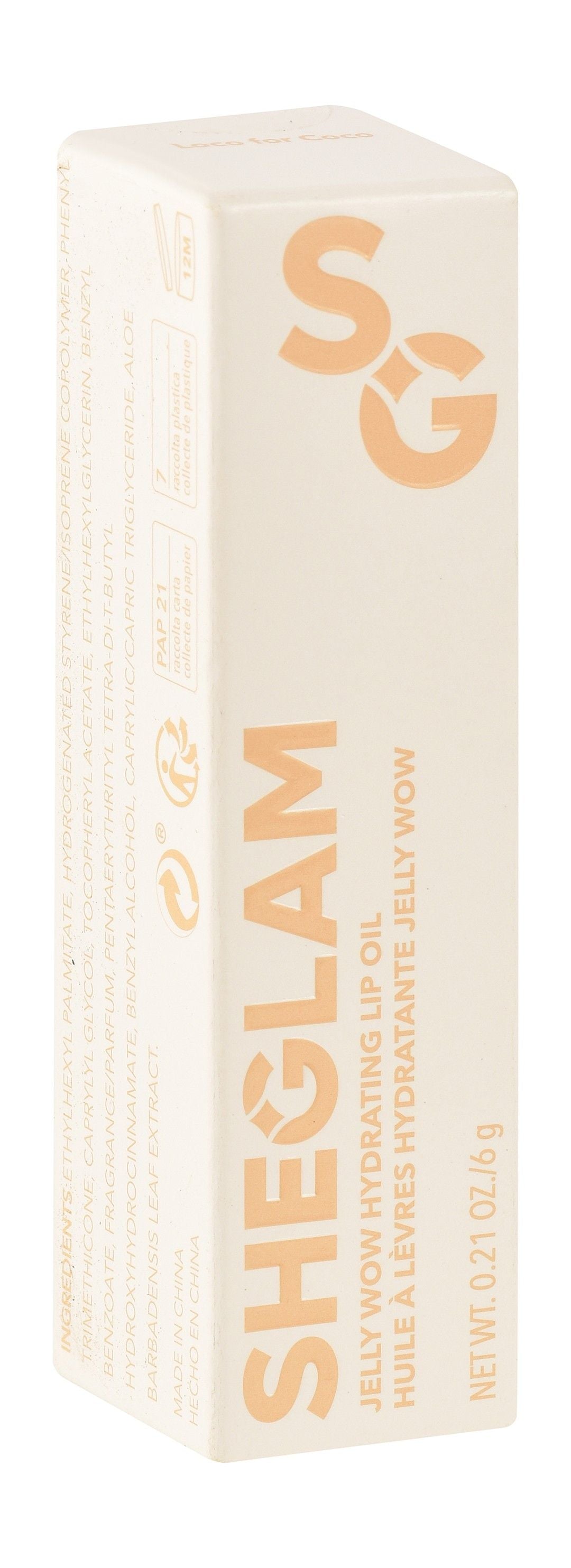 Sheglam Jelly Wow Hydrating Lip Oil - Loco For Coco, 6g product image 2
