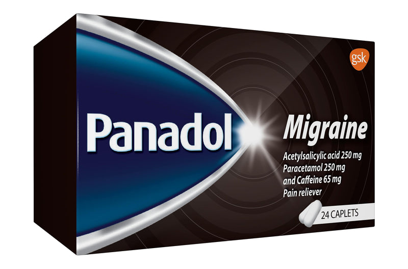 Panadol Migraine Relief Tablets, 24 Pieces