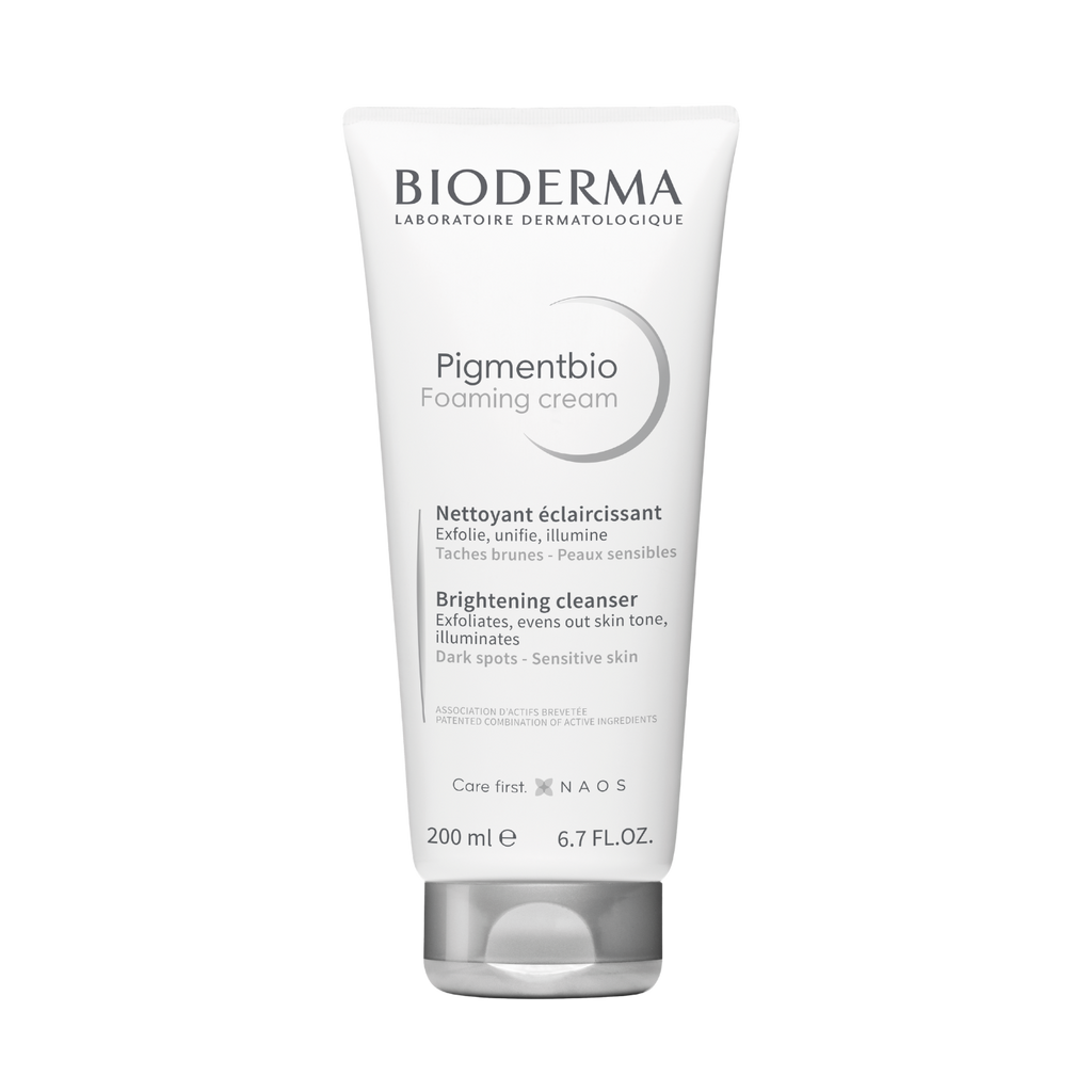 Bioderma Pigmentbio Face & Body Foaming Cream Cleanser for Dark Spots & Sensitive Skin, 200ml product image
