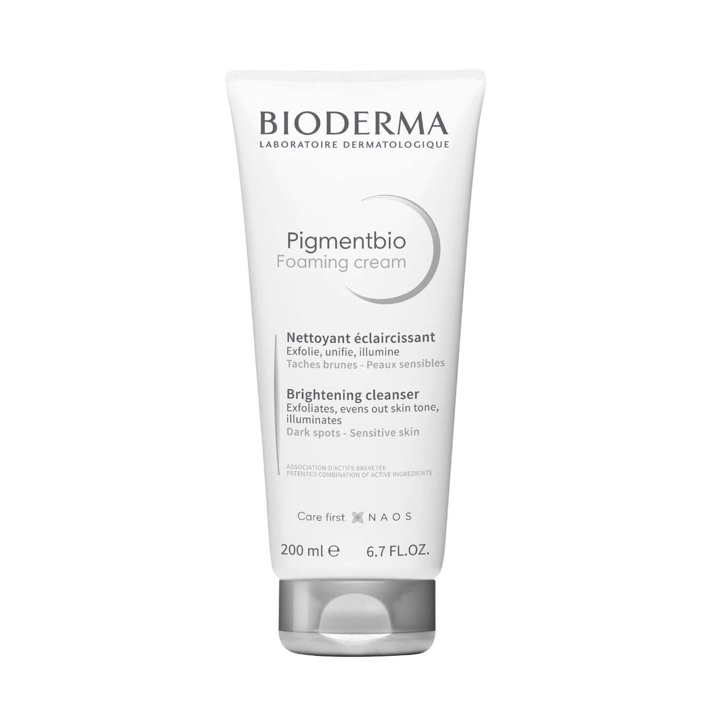 Bioderma Pigmentbio Face & Body Foaming Cream Cleanser for Dark Spots & Sensitive Skin, 200ml product image