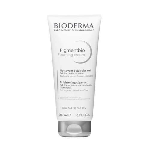 Bioderma Pigmentbio Face & Body Foaming Cream Cleanser for Dark Spots & Sensitive Skin, 200ml product image