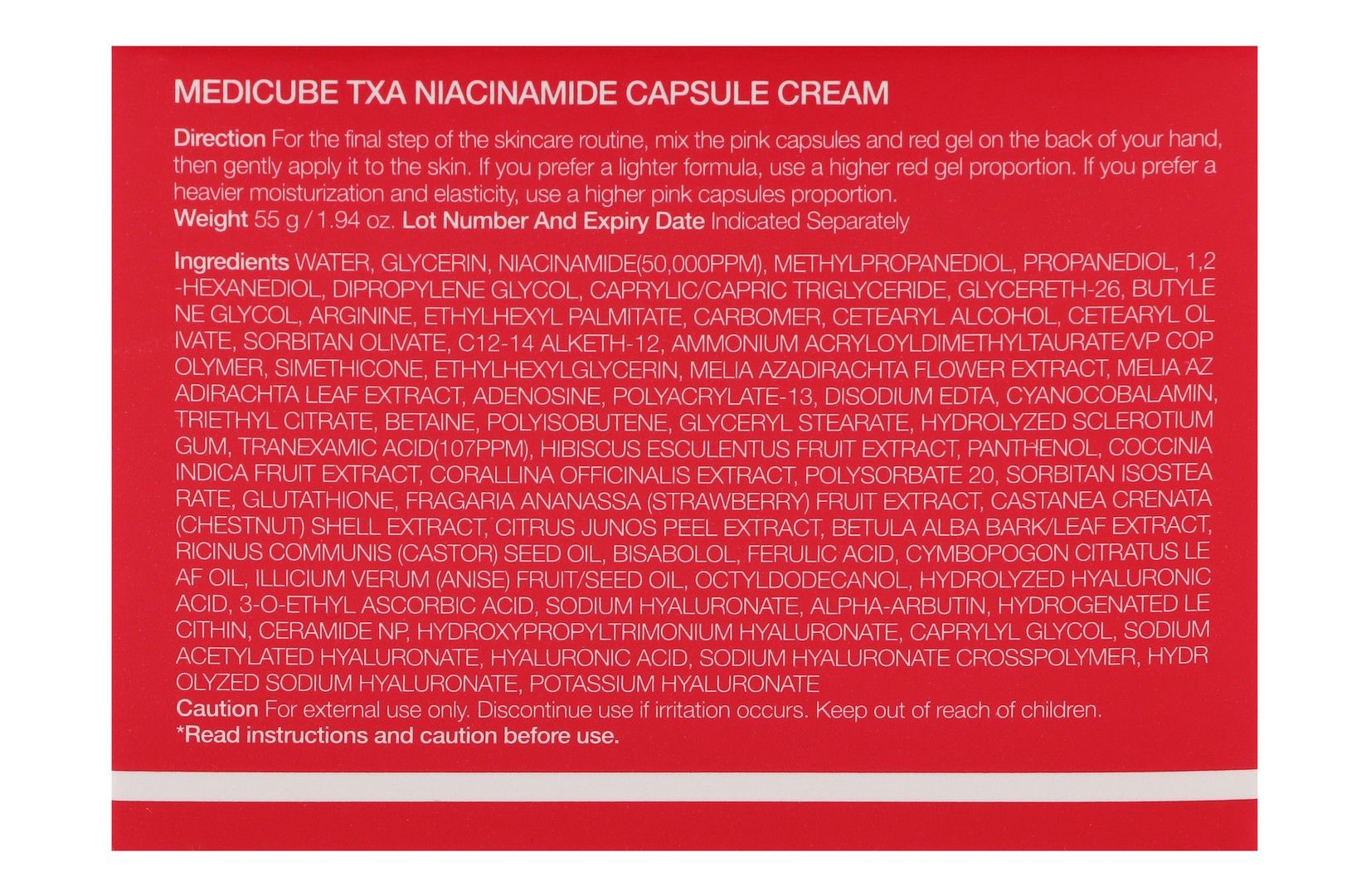 Medicube TXA Niacinamide Capsule Cream, 55g product image 5
