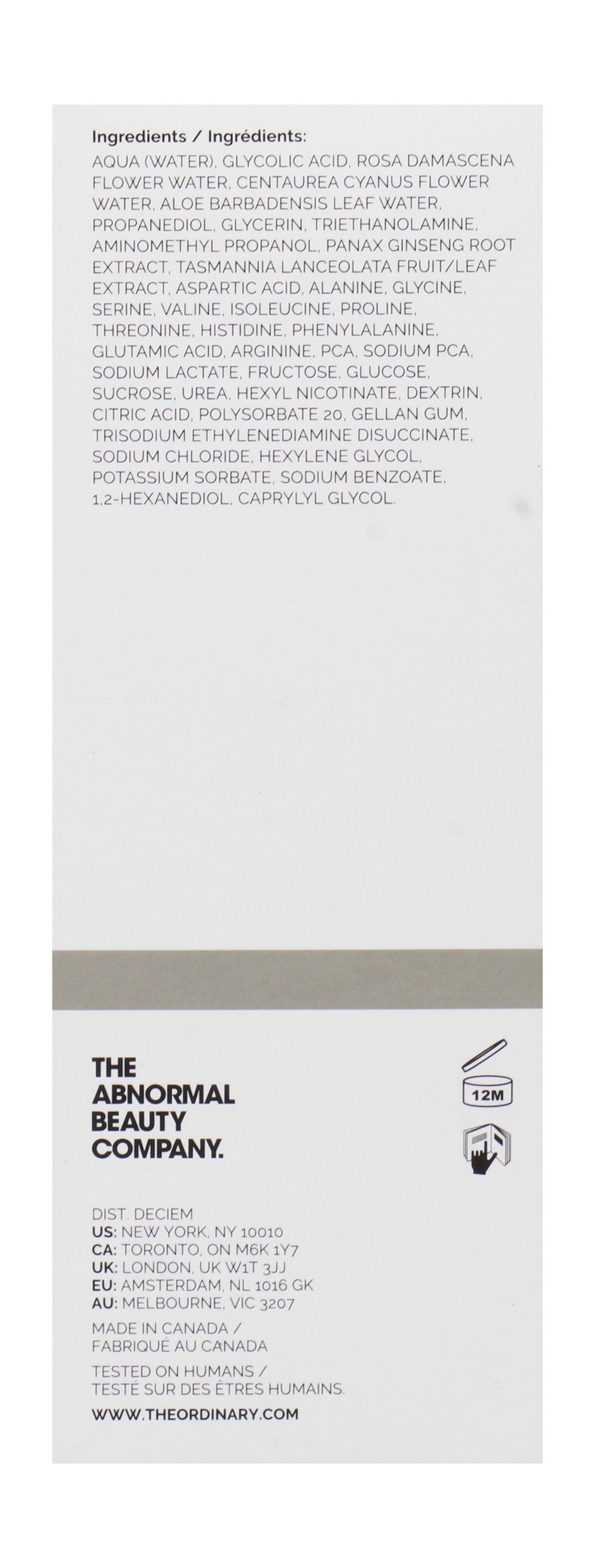 The Ordinary Glycolic Acid 7% Exfoliating Toner, 100ml product image 3