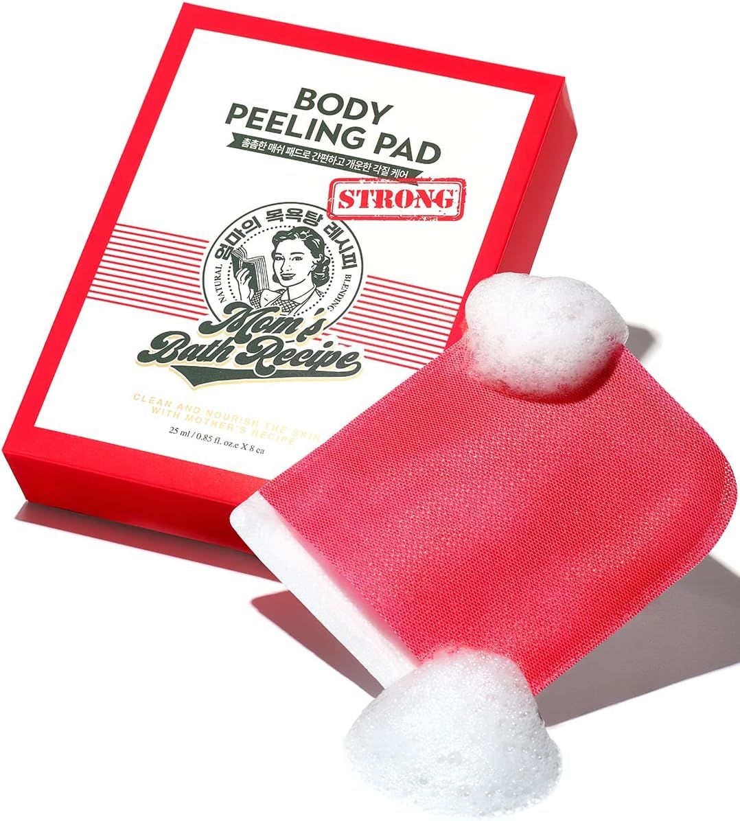 Mom's Bath Recipe Body Peeling Pad Strong, 8 x 25ml product image