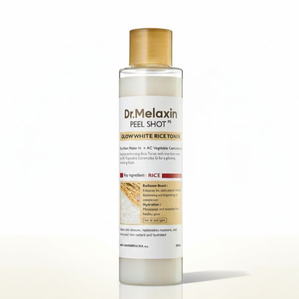 Dr. Melaxin Peel Shot Glow White Rice Toner, 200ml product image
