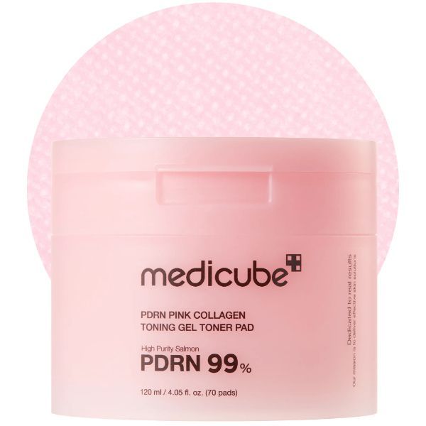 Medicube PDRN Pink Collagen Toning Gel Pads, 120ml product image