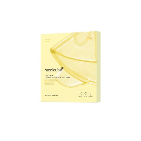 Medicube Kojic Acid Turmeric Brightening Gel Mask, 4 Pack product image
