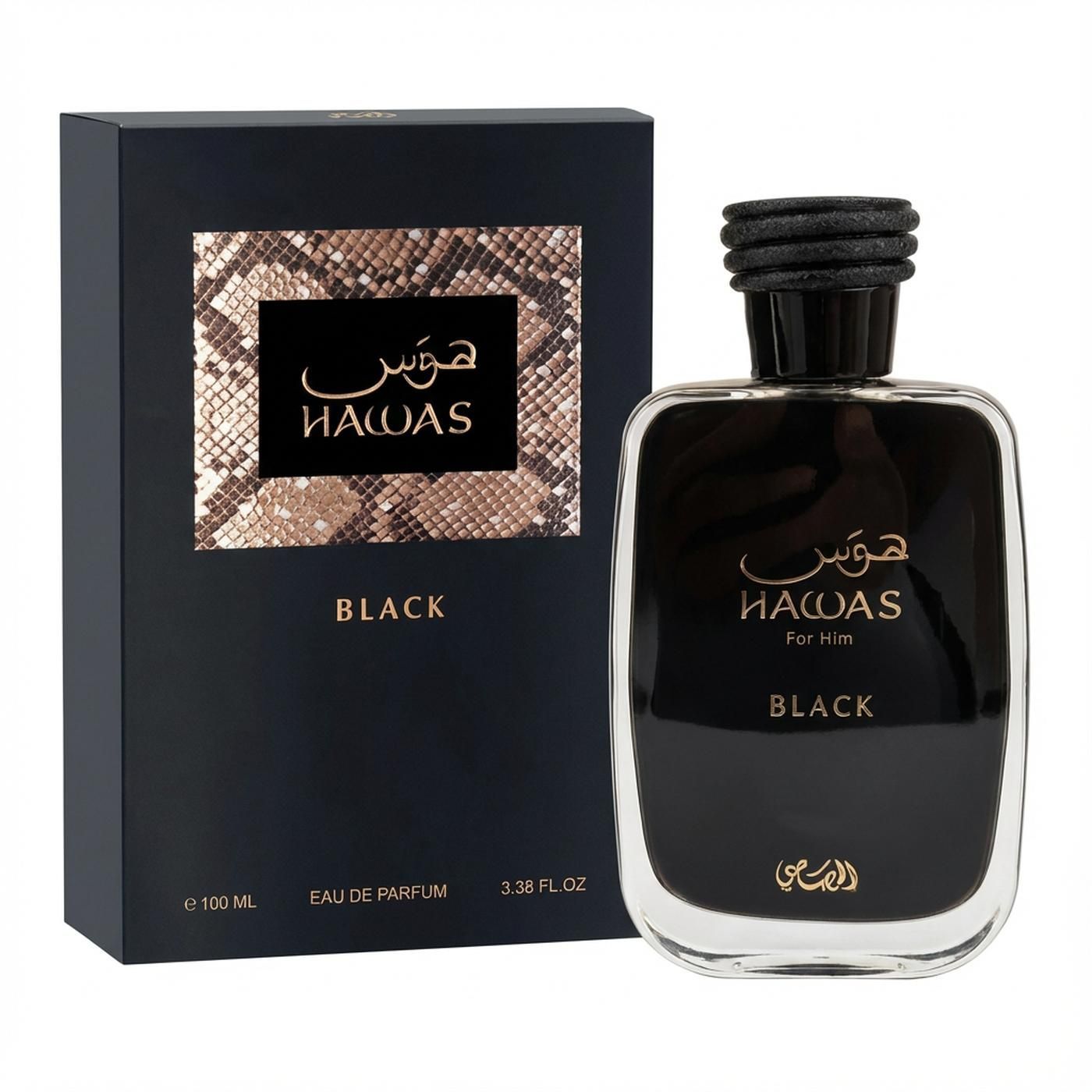 Rasasi Hawas Black For Men Eau De Parfum, 100ml product image