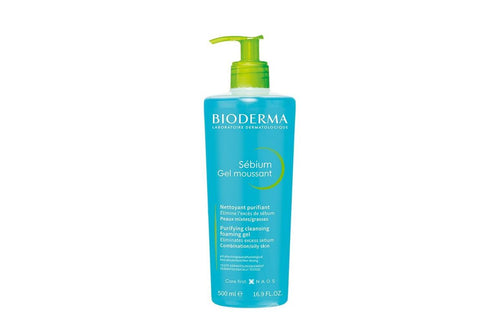 Bioderma Sebium Purifying & Cleansing Facial Foaming Gel for Combination & Oily Skin, 500ml product image