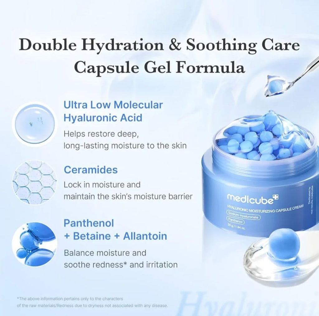 Medicube Hyaluronic Moisturizing Capsule Cream, 55ml product image 2