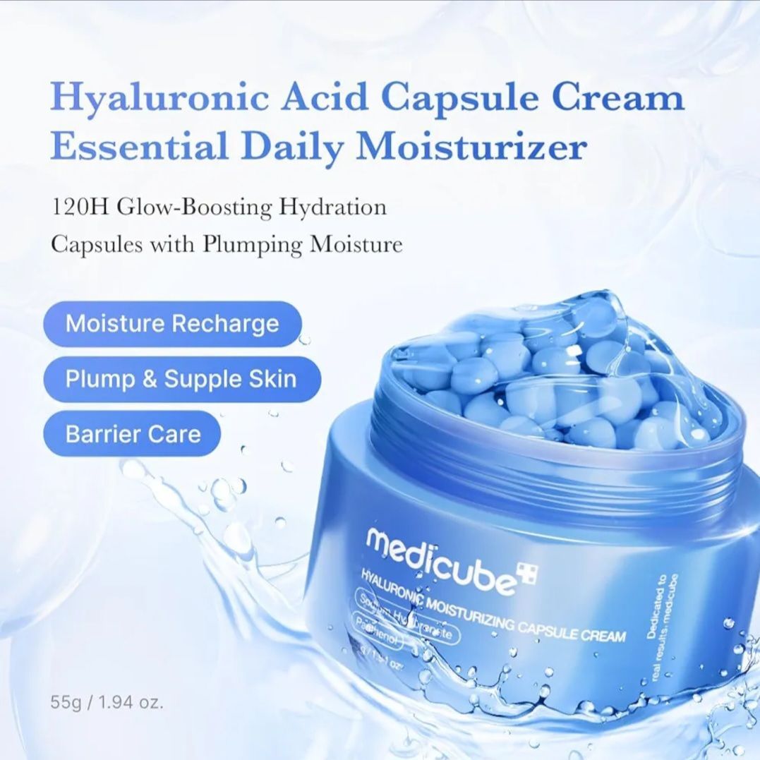 Medicube Hyaluronic Moisturizing Capsule Cream, 55ml product image 3