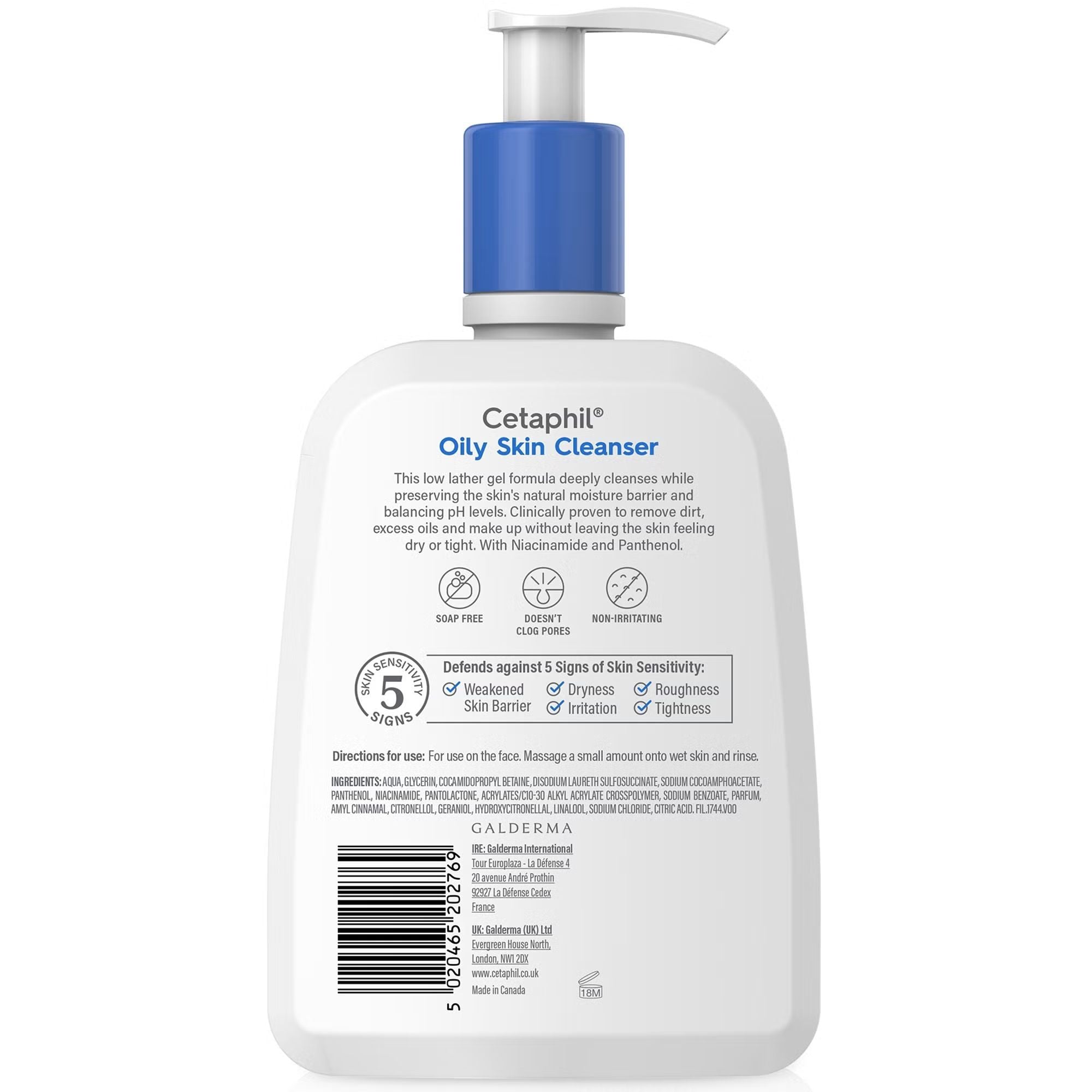 Cetaphil Oily Skin Cleanser Wash, 236ml product image 2