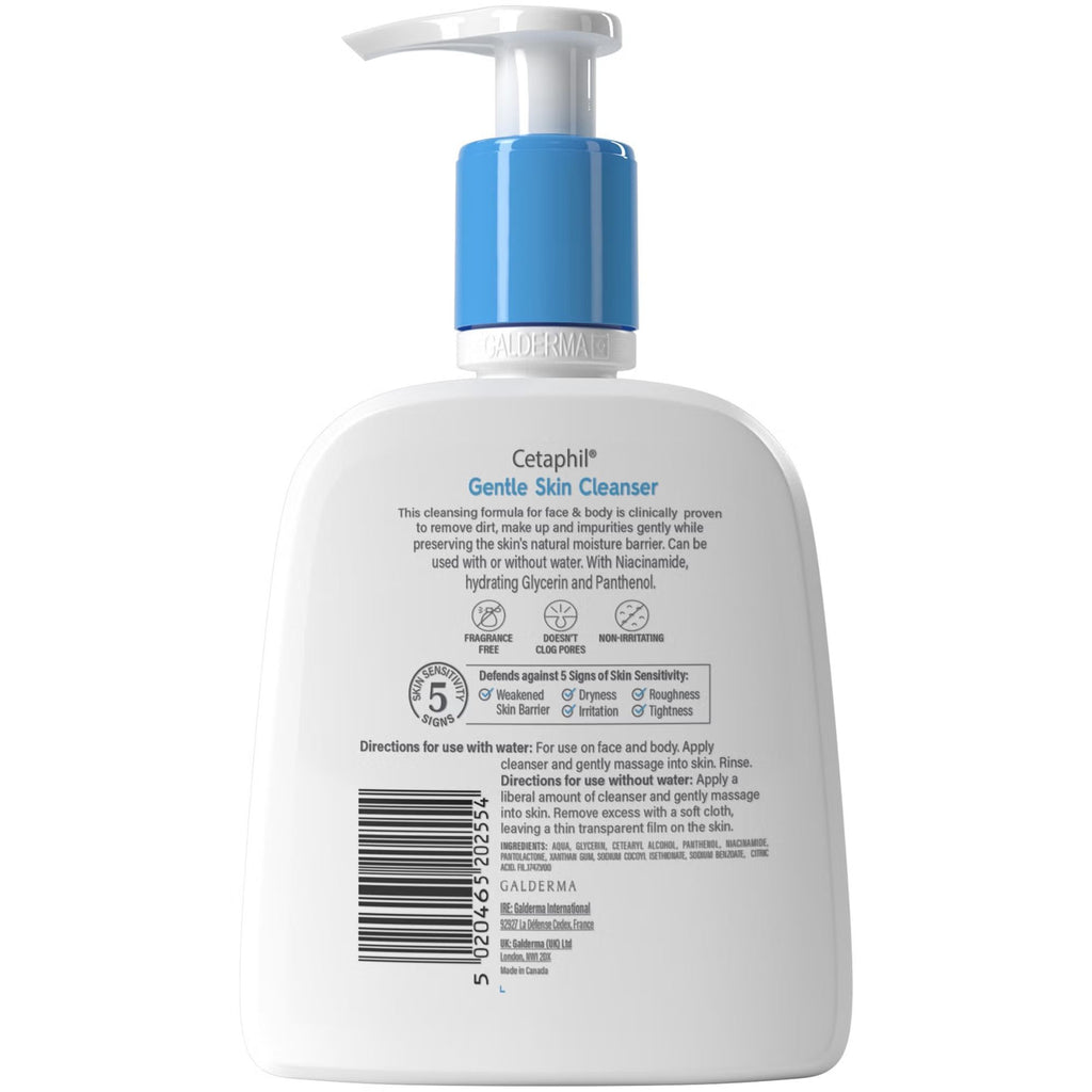 Cetaphil Gentle Skin Cleanser Wash, 236ml product image 2