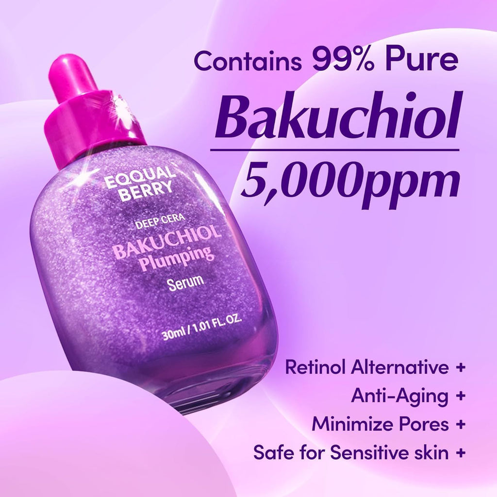 Eqqualberry Deep Cera Bakuchiol Plumping Serum, 30ml product image 3