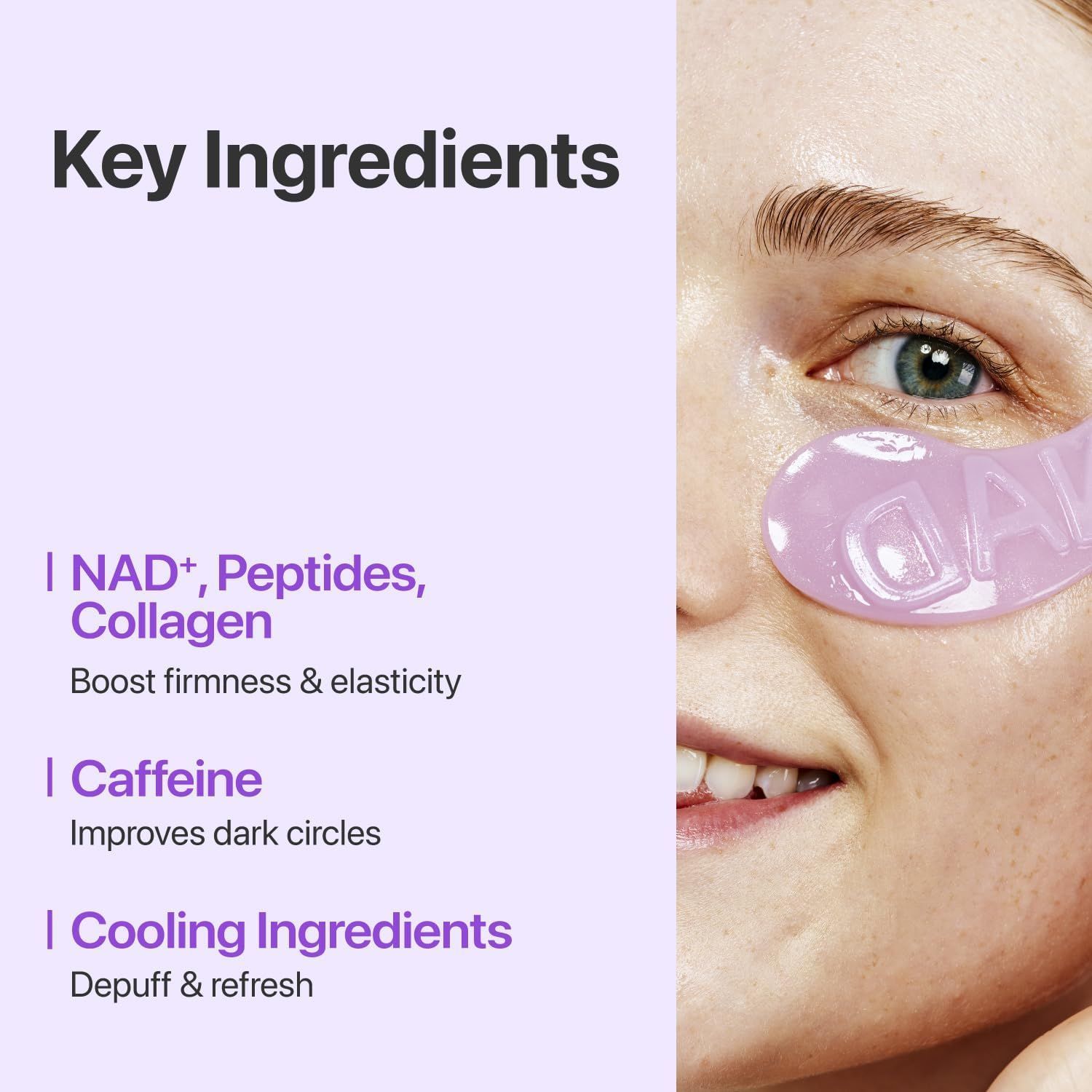 Numbuzin No. 9 NAD + Collagen Under Eye Patches, 5 Pairs product image 4