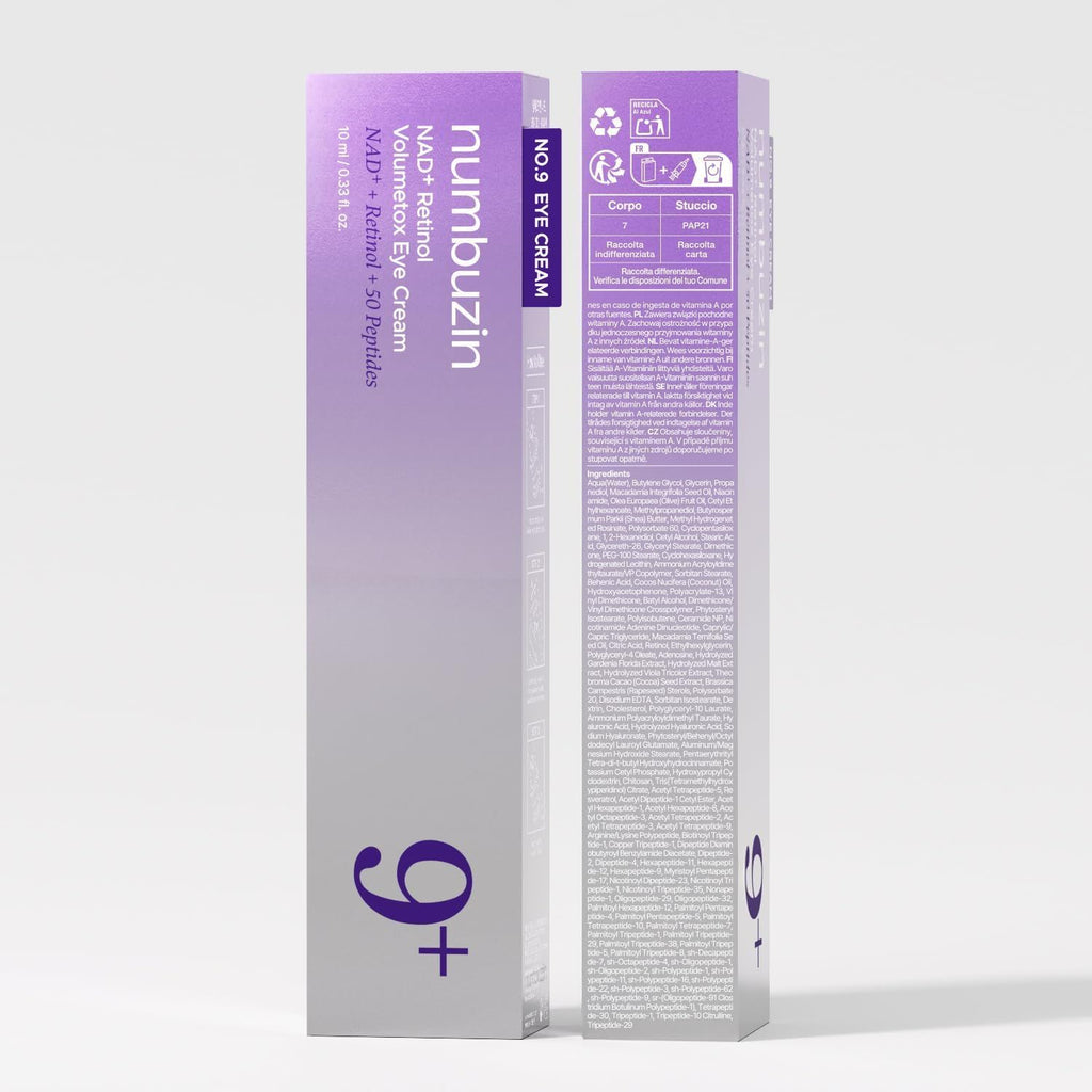 Numbuzin No. 9 NAD + Retinol Volumetox Eye Cream, 10ml product image 9