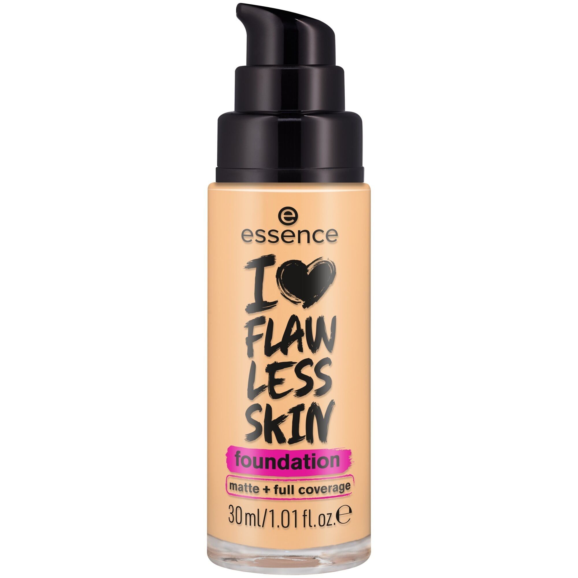 Essence I Love Flawless Skin Full Coverage Matte Liquid Foundation SPF20 Dark Ivory 60, 30ml product image
