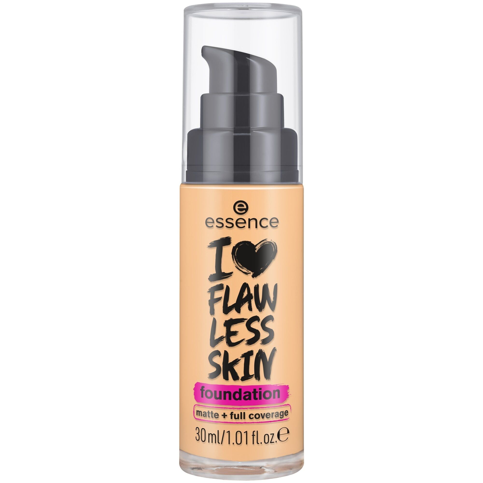 Essence I Love Flawless Skin Full Coverage Matte Liquid Foundation SPF20 Dark Ivory 60, 30ml product image 2