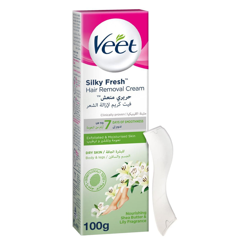 Veet Hair Removal Cream for Dry Skin Legs & Body, 100g