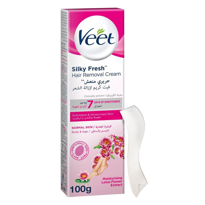 Veet Hair Removal Cream for Normal Skin Legs & Body, 100g