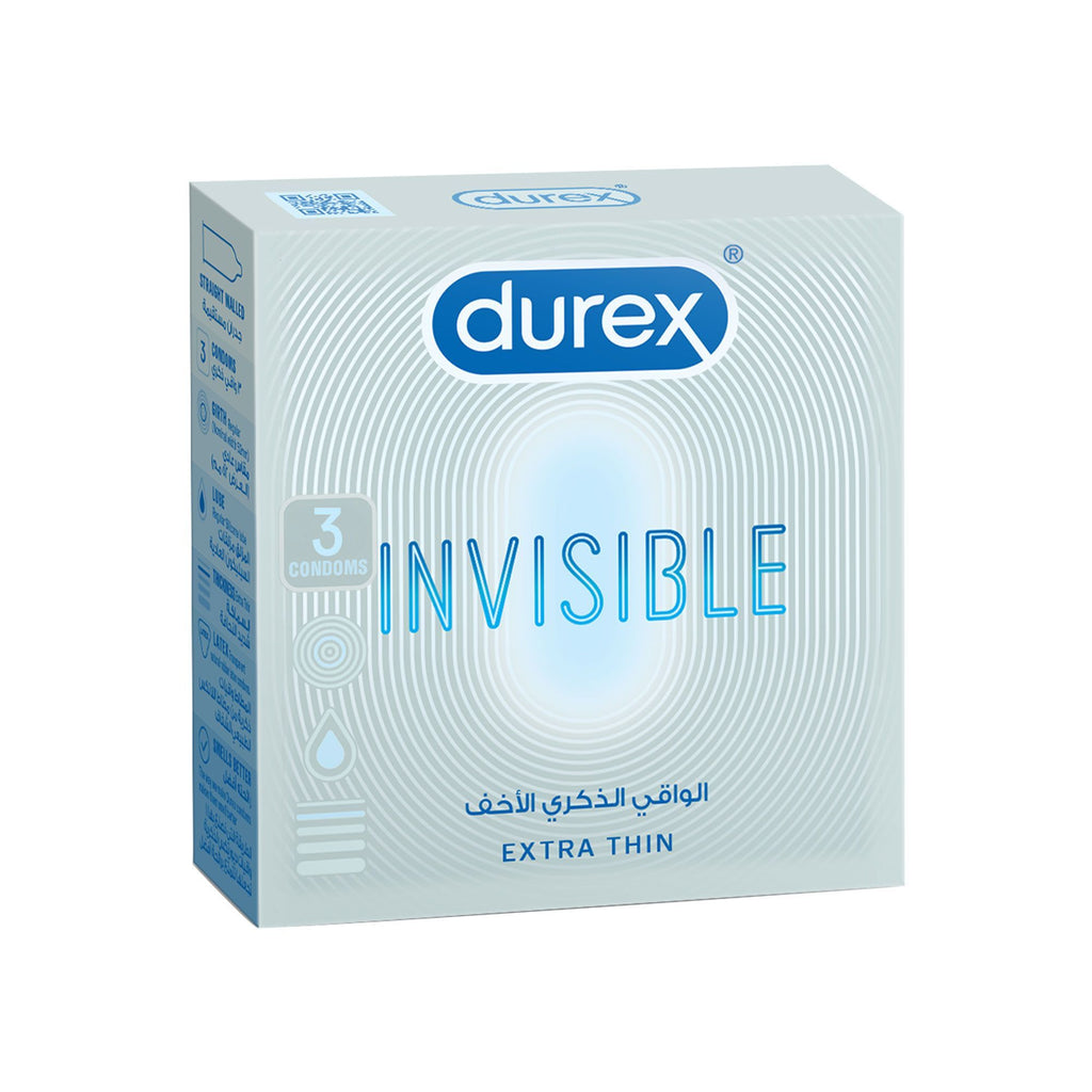 Durex Invisible Extra Thin Condoms, 3 Pieces product image