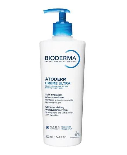 Bioderma Atoderm Hypoallergenic Ultra Nourishing Cream for Normal & Dry Skin, 500ml product image