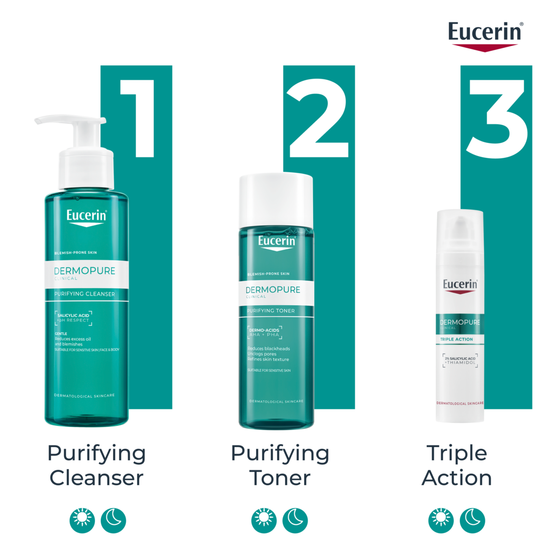 Eucerin Dermo Purifyer Oil Control Toner for Blemish-Prone Skin, 200ml product image 11