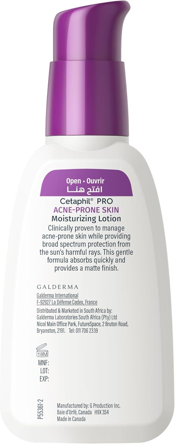 Cetaphil Pro Moisturizing Face Lotion for Acne-Prone Skin SPF30, 118ml product image 4