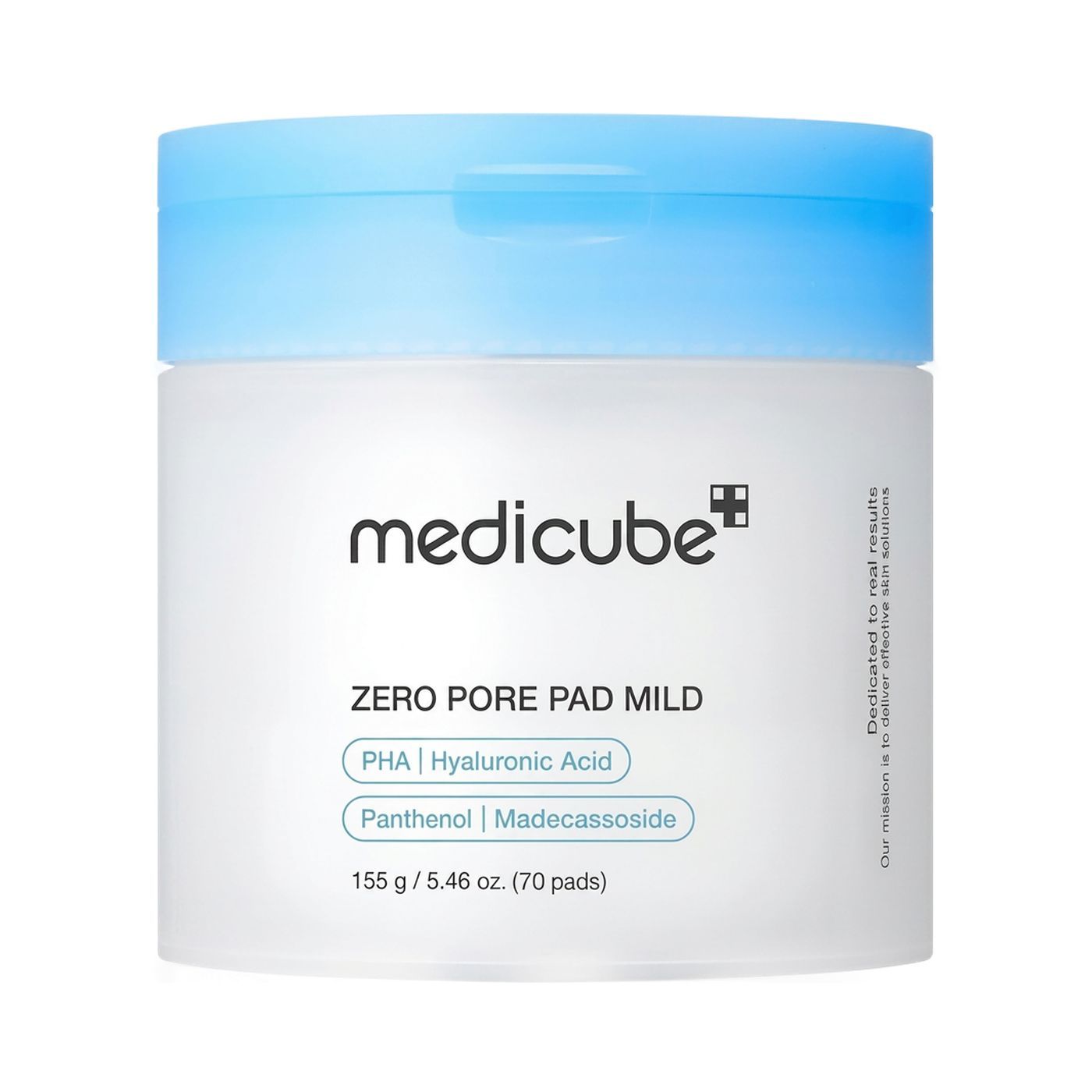 Medicube Zero Pore Pads Mild 2.0 Dual-Textured Facial Toner Pads for Exfoliation & Pore Care, 155mg, 70 Pieces product image