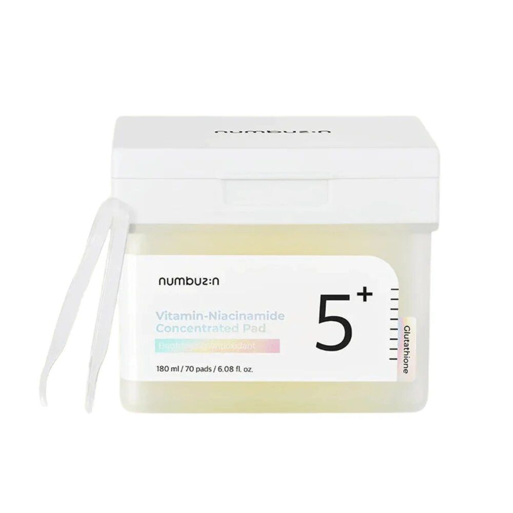Numbuzin No.5 Vitamin-Niacinamide Concentrated Pad, 180ml (70 Pads) product image