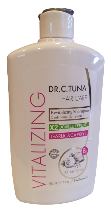 Dr.C.Tuna Garlic & Capixyl Revitalizing Shampoo, 500ml product image