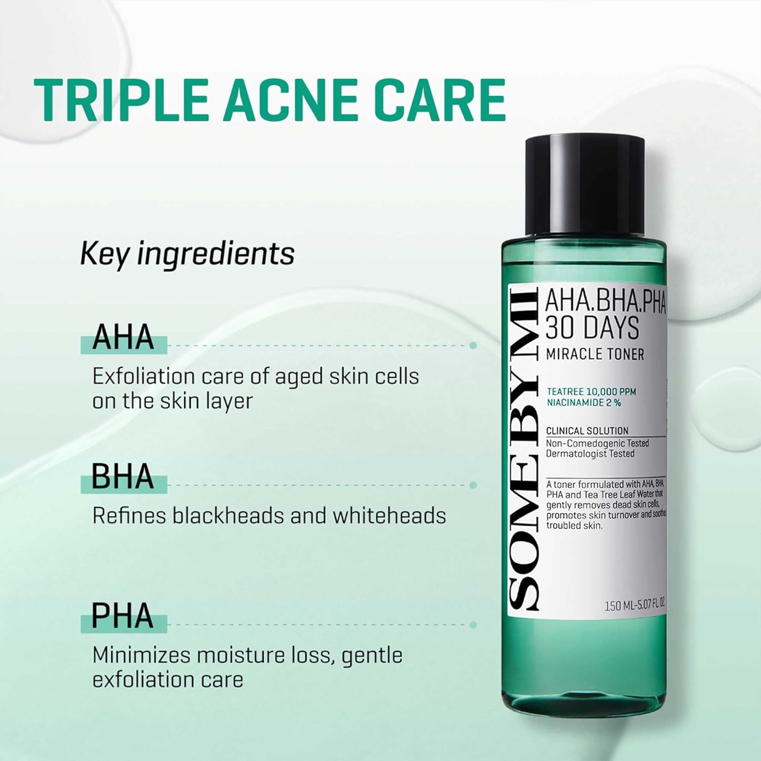 Some By Mi Aha-Bha-Pha 30Days Miracle Toner, 150ml product image 3