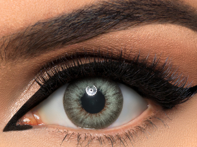 Dahab Gold Lenses Monthly-Sabrin Gray Green product image