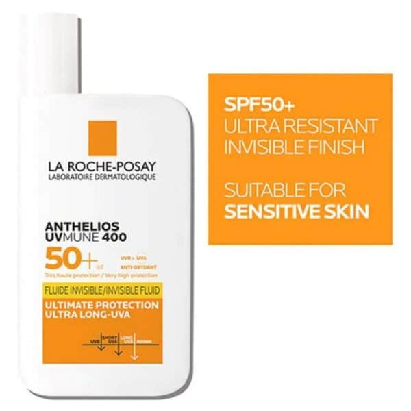 SPF50+ Anthelios Uvmune 400 Invisible Fluide, 50ml