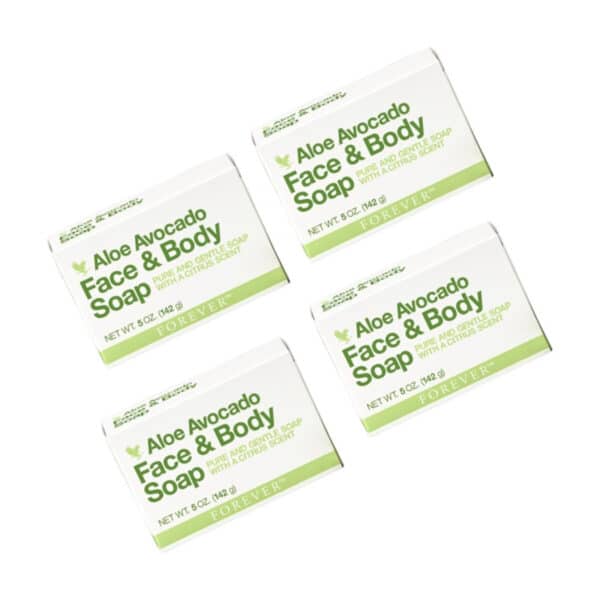 AVOCADO FACE & BODY SOAP X4