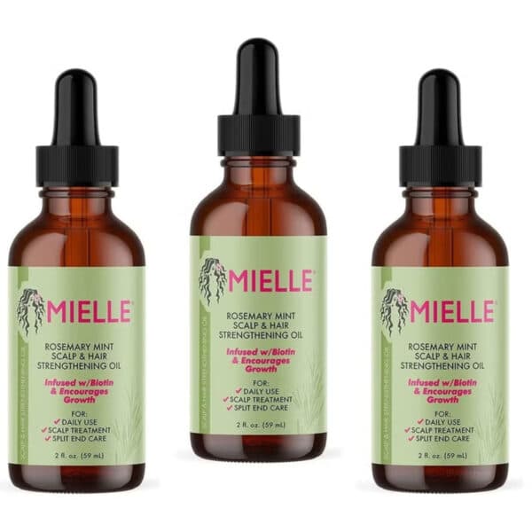 Rosemary Mint Scalp & Hair Strengthening Oil Healthy Hair Growth 59ml (Pack of 3) 59ml