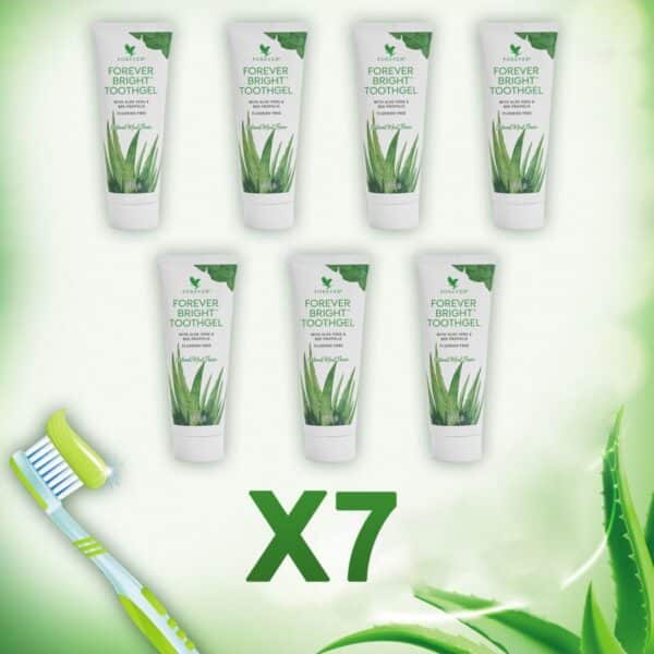 Forever Bright Toothpaste with Aloe Vera - Set of 7